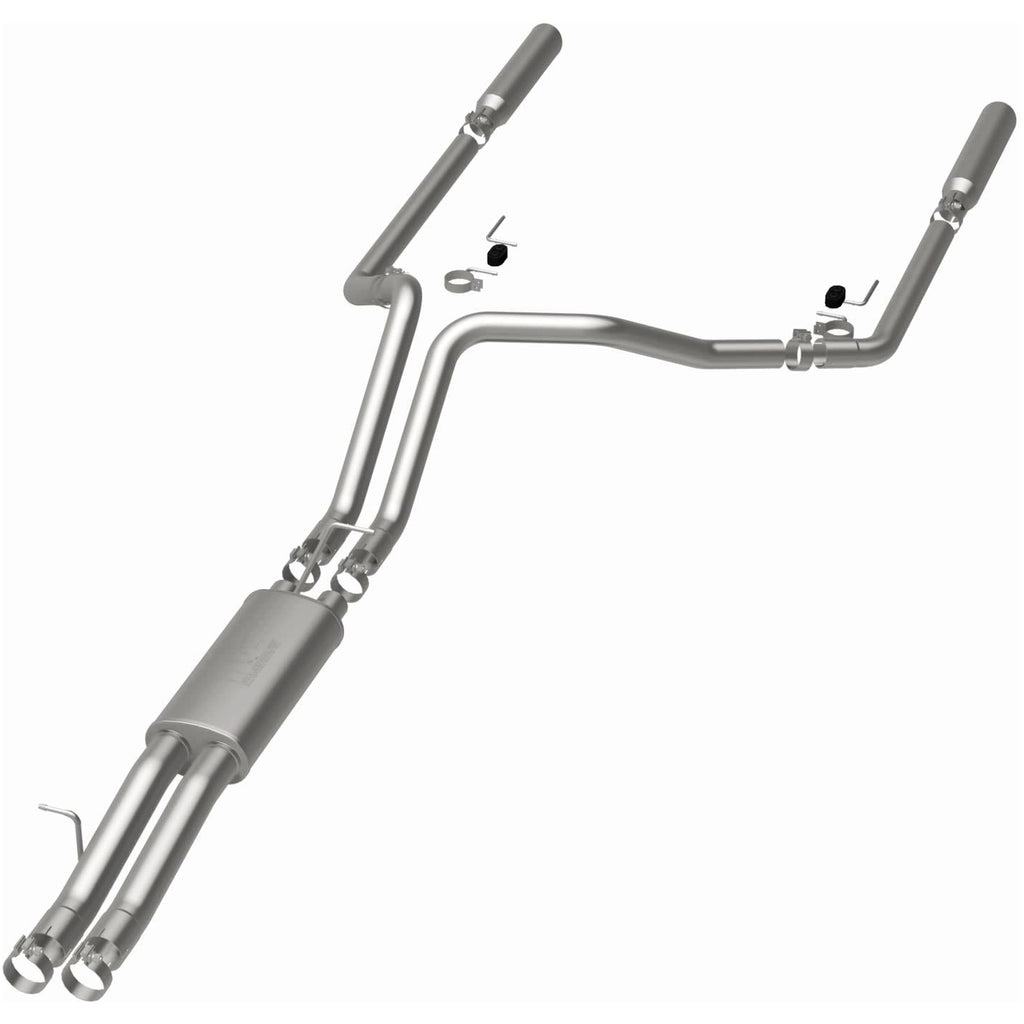 MagnaFlow Exhaust Products 15829 Street Series Polished Cat-Back System for Select Chevrolet Silverado HD, Chevrolet Silverado HD Classic, GMC Sierra HD, GMC Sierra HD Classic