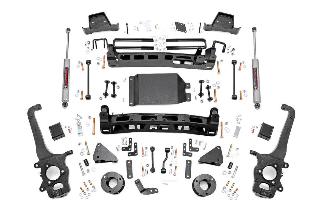 Rough Country 87820A Suspension Lift Kit w/Shock for Select Nissan TITAN