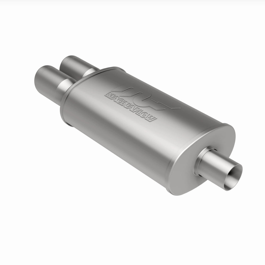 MagnaFlow Exhaust Products 14862 Straight-Through Performance Muffler; 2.25/3in. Center/Dual; 5x14x8 Body