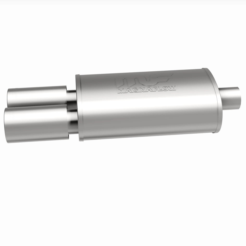 MagnaFlow Exhaust Products 14816 Straight-Through Performance Muffler; 2.25/3.5in. Center/Dual; 5x14x8 Body