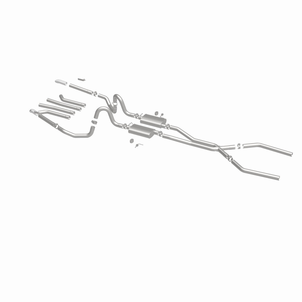 MagnaFlow Exhaust Products 15893 Street Series Polished System for Select Buick Skylark, Buick Special, Chevrolet Chevelle, Chevrolet El Camino, Oldsmobile 442, Oldsmobile Cutlass, Pontiac GTO