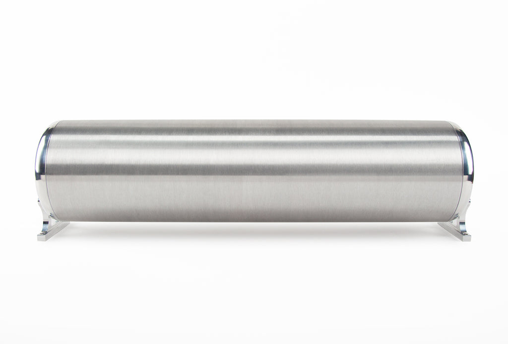 24In.-Flo-Tank---Raw-End-Caps-With-Brushed-Tube.-Includes-Two-Mounting-Brackets.