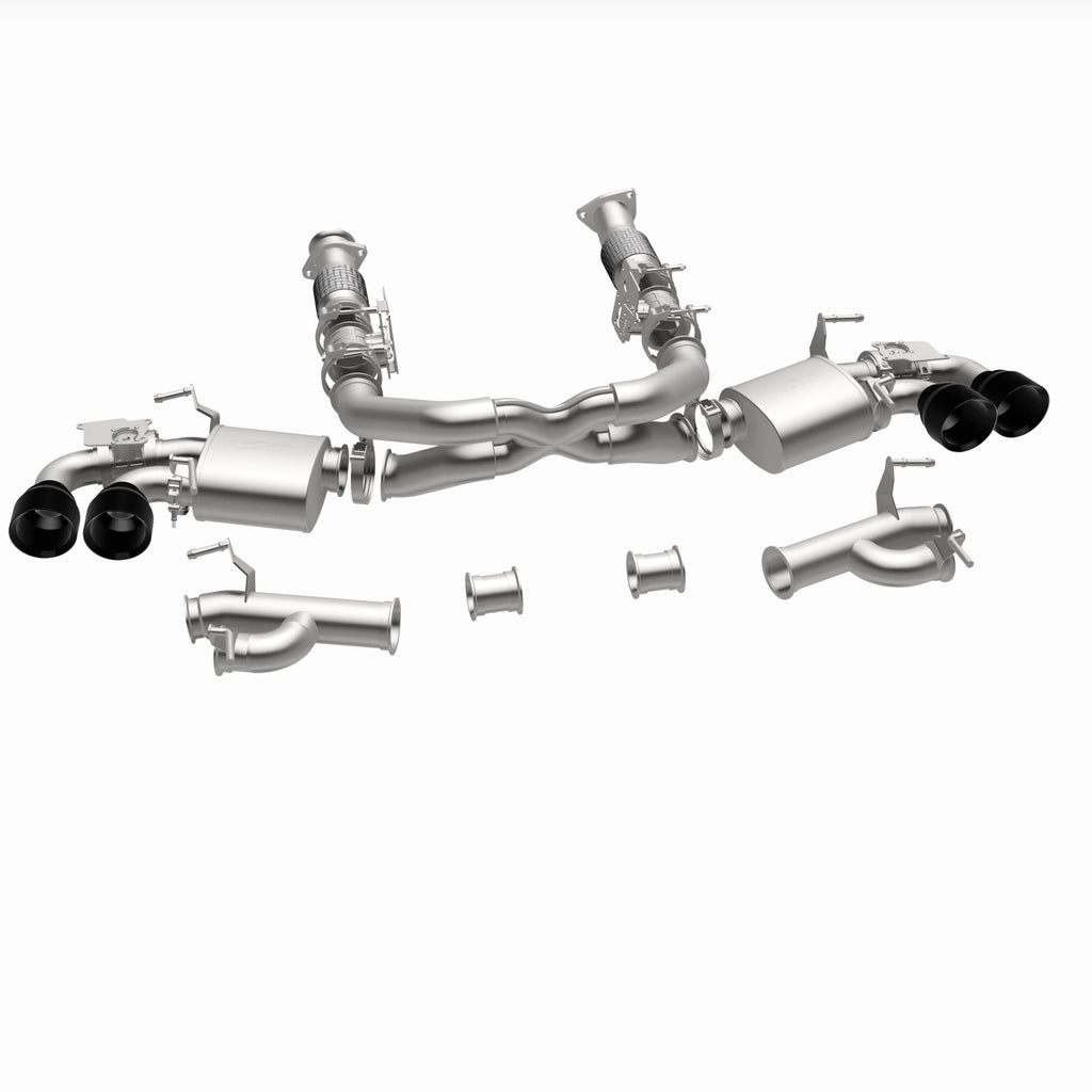 MagnaFlow Exhaust Products 19545 xMOD Series Black Chrome Tips Cat-Back System for Select Chevrolet Corvette