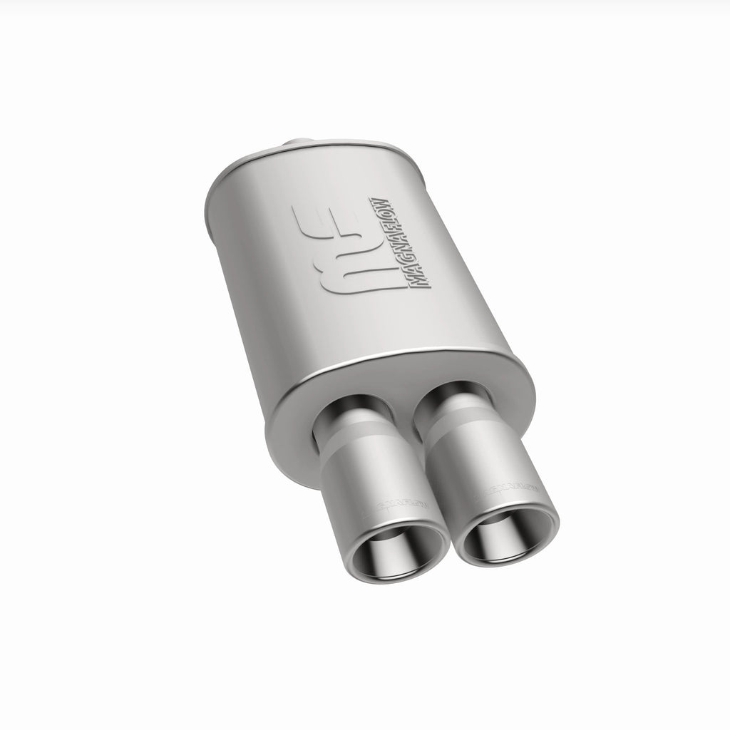 MagnaFlow Exhaust Products 14862 Straight-Through Performance Muffler; 2.25/3in. Center/Dual; 5x14x8 Body
