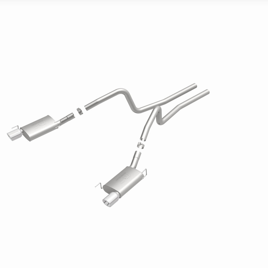 MagnaFlow Exhaust Products 15881 Street Series Polished Cat-Back System for Select Ford Mustang
