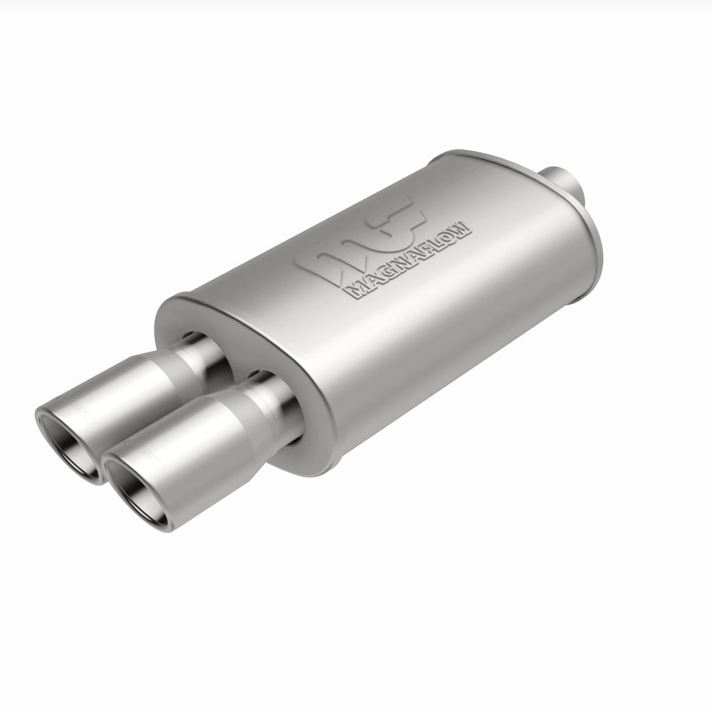 MagnaFlow Exhaust Products 14862 Straight-Through Performance Muffler; 2.25/3in. Center/Dual; 5x14x8 Body