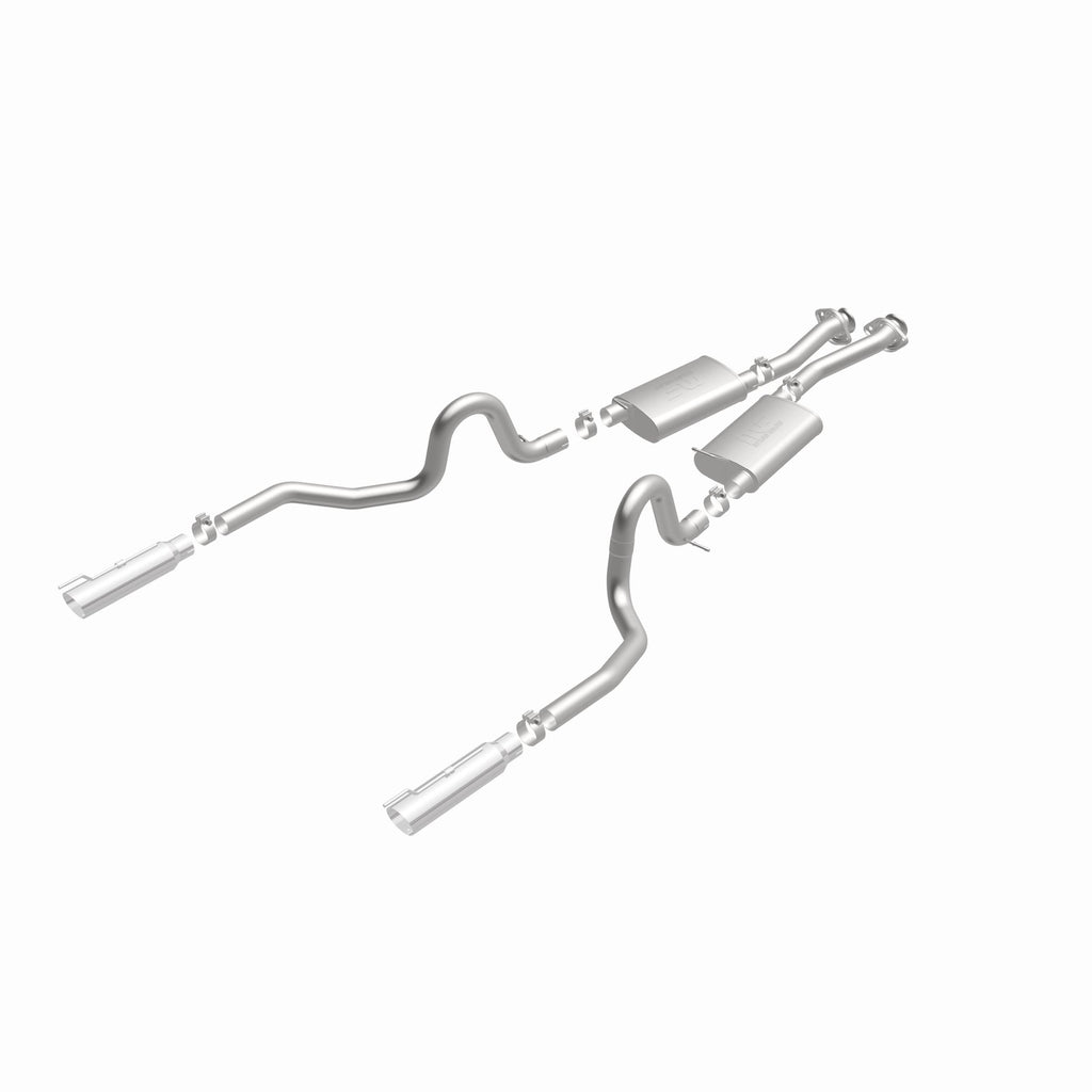 MagnaFlow Exhaust Products 15671 Street Series Polished Cat-Back System for Select Ford Mustang