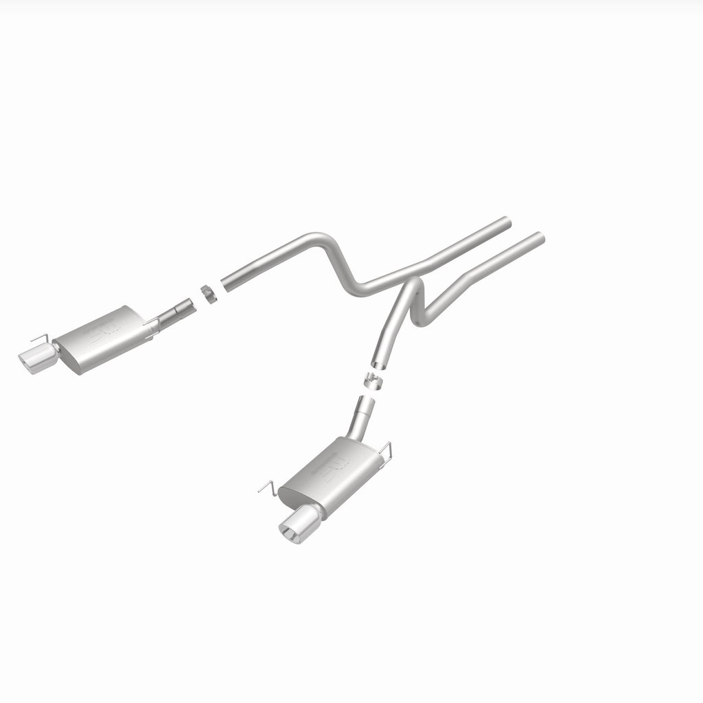 MagnaFlow Exhaust Products 15881 Street Series Polished Cat-Back System for Select Ford Mustang