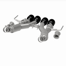 Load image into Gallery viewer, MagnaFlow Exhaust Products 19581 NEO Series Black Chrome Tips Axle Back System for Select Chevrolet Corvette