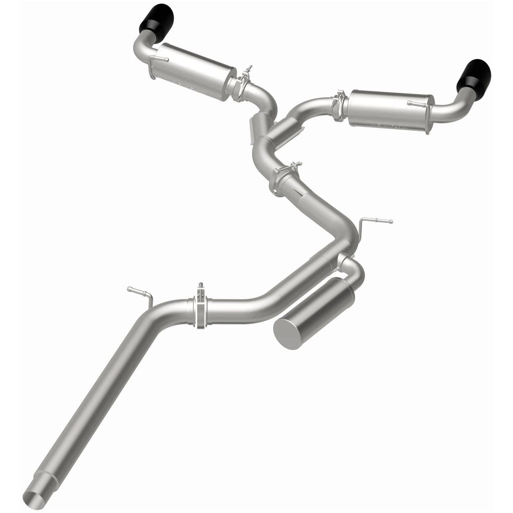 MagnaFlow Exhaust Products 19622 NEO Series Black Chrome Tips Cat-Back System for Select Volkswagen GTI