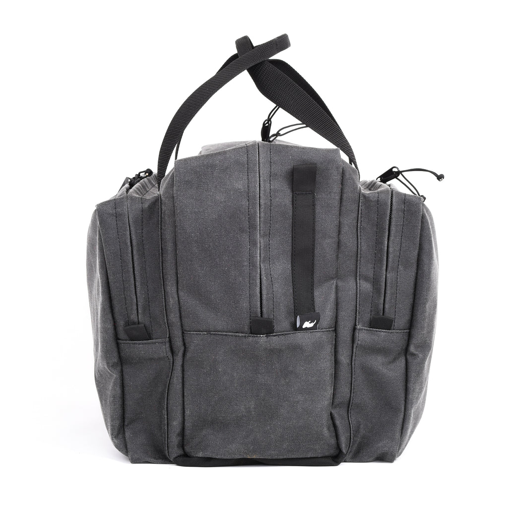 Xventure-Gear-Bag---Large-(13X14x22in.-Closed)-12Oz-Waxed-Canvas---Black