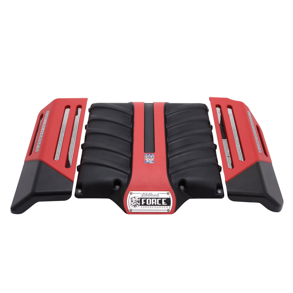 Lid-And-Coil-Cover-Kit-E-Force-Supercharger-1597-And-1598-2010-2013-Chevrolet-Camaro