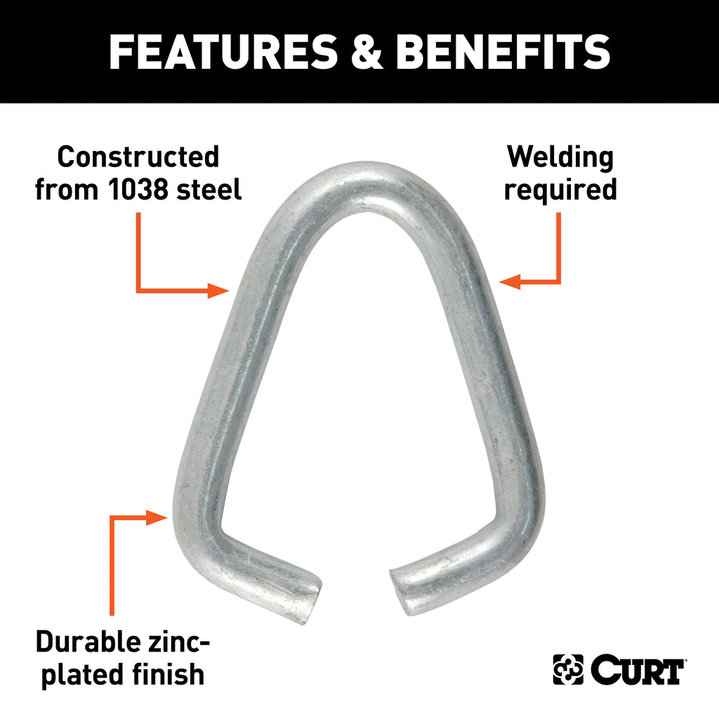 CURT 82943 CURT 82943 9/0 Zinc-Plated Steel Joining Link - Truck Part Superstore