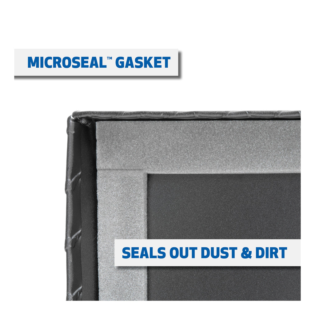 UWS EC10603 Matte Black Aluminum 72in. Truck Tool Box with Low Profile (Heavy Packaging) - Truck Part Superstore