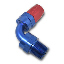 Load image into Gallery viewer, Performance--12-An-RedBlue-90-Deg-Full-Flow-Swivel-Pipe-Thread-Hose-End-(With-12In-Npt)