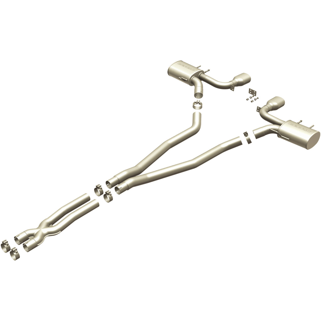 MagnaFlow Exhaust Products 15496 Street Series Polished Cat-Back System for Select Cadillac CTS