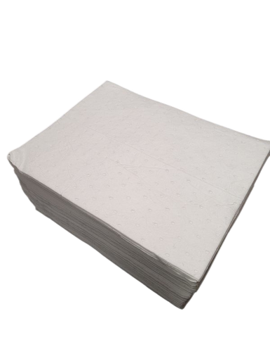 Zorbie Products ZP888 Medium Weight Oil Absorbent Pad, Perforated/Dimpled, 16"x20" (Qty 1)