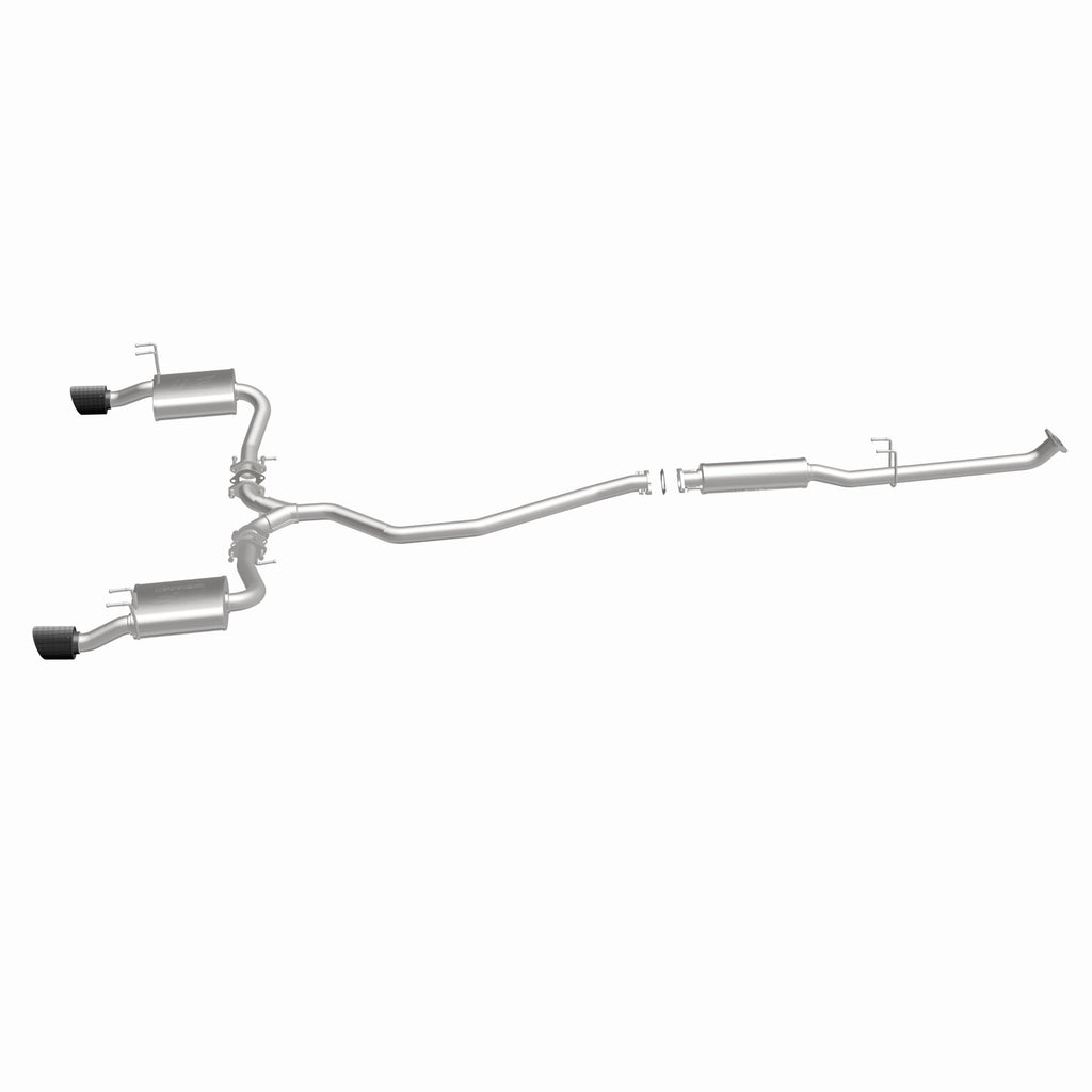 MagnaFlow Exhaust Products 19612 NEO Series Carbon Fiber Tips Cat-Back System for Select Honda Civic