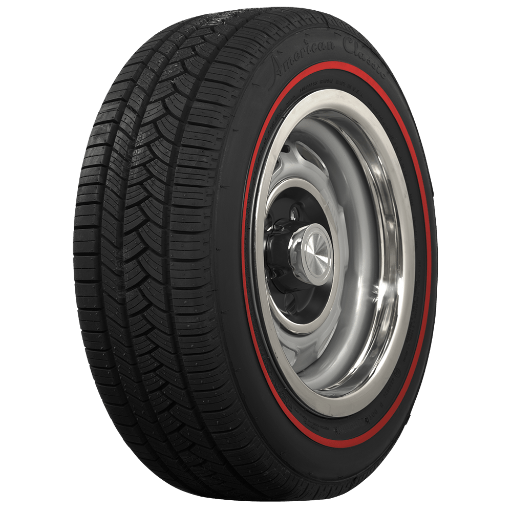 Coker 6764310 P215/55R16 AMERICAN CLASSIC 3/8" RED for Select Acura Legend, Audi A4, Audi A4 Quattro, Audi A6, Audi A6 Quattro, Chevrolet HHR, Chrysler Sebring, Eagle Talon, Ford Focus, Ford Transit Connect, Honda Civic, Honda Insight, INFINITI I30,