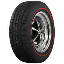 Load image into Gallery viewer, Coker 6880831 P235/55R17 AMERICAN CLASSIC 3/8" RED for Select Audi A8 Quattro, Avanti Avanti, BMW X3, Buick Lucerne, Buick Park Avenue, Cadillac CTS, Cadillac DTS, Cadillac DeVille, Cadillac Seville, Chevrolet Impala, Chevrolet Impala Limited, Chevrolet