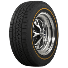 Load image into Gallery viewer, Coker 6880830 P235/55R17 AMERICAN CLASSIC 3/8" GOLD for Select Audi A8 Quattro, Avanti Avanti, BMW X3, Buick Lucerne, Buick Park Avenue, Cadillac CTS, Cadillac DTS, Cadillac DeVille, Cadillac Seville, Chevrolet Impala, Chevrolet Impala Limited, Chevrolet