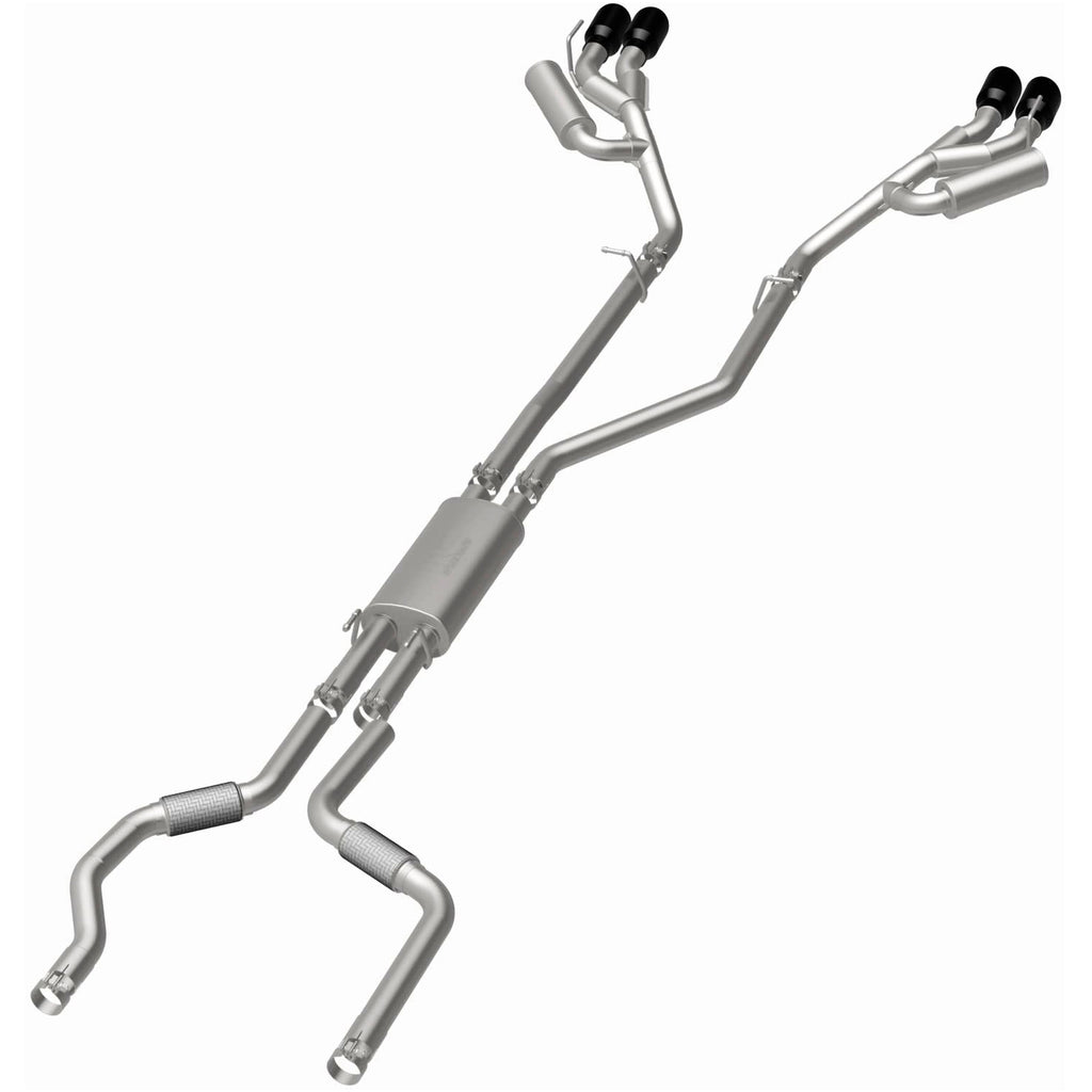 MagnaFlow Exhaust Products 19515 Street Series Black Chrome Cat-Back System for Select Ford Explorer, Lincoln Aviator
