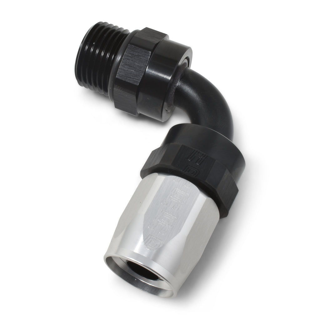 Performance-Swivel-Hose-End-Assy-10-An-Male-Sae-Port-To-8-Hose-90-Deg-ClrBlk-Anodized