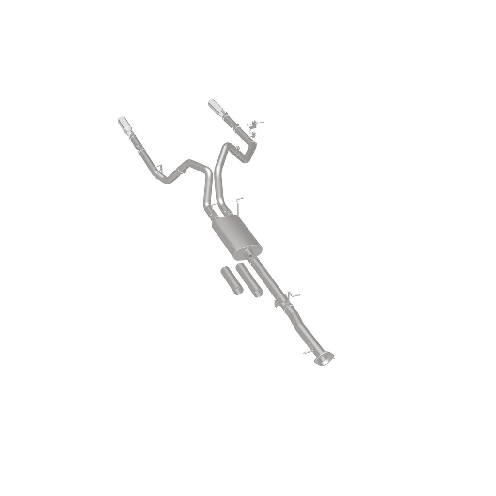 MagnaFlow Exhaust Products 19027 Street Series Polished Cat-Back System for Select Chevrolet Silverado HD, Chevrolet Silverado HD, GMC Sierra HD, GMC Sierra HD