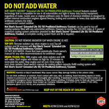 Load image into Gallery viewer, Hot Shots Secret 150K 50/50 GREEN ANTIFREEZE - 5 GALLON  5G150KGRN5050