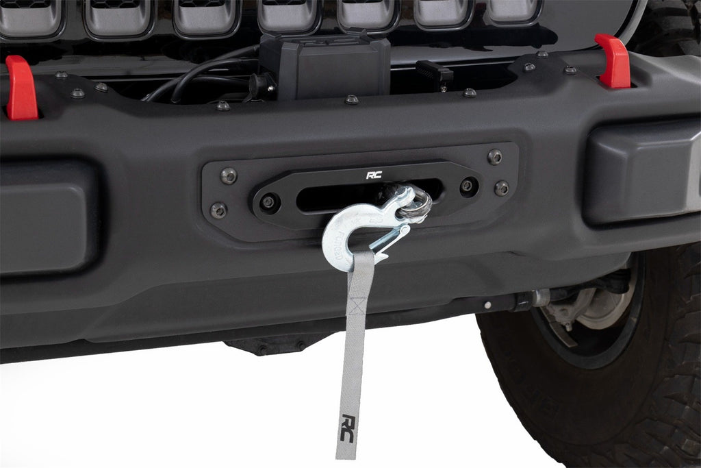 Rough Country 10652 Hidden Winch Mounting Plate for Select Jeep Wrangler