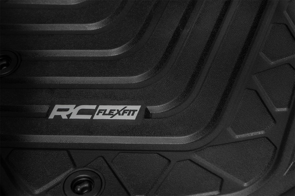 Rough Country FF-7121 Flex-Fit Floor Mats for Select Toyota Tacoma