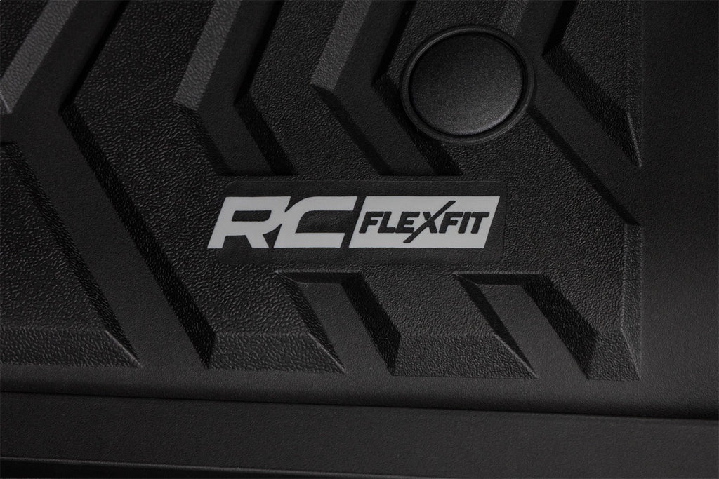Rough Country FF-51712 Flex-Fit Floor Mats for Select Ford F-250 Super Duty, Ford F-350 Super Duty