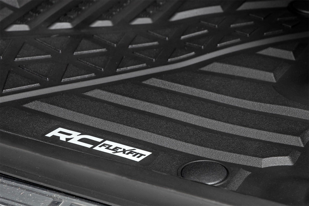 Rough Country FF-31422 Flex-Fit Floor Mats for Select Ram