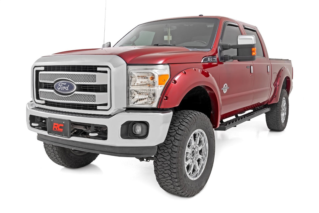 Rough Country 41011 Running Boards for Select Ford F-250 Super Duty, Ford F-350 Super Duty