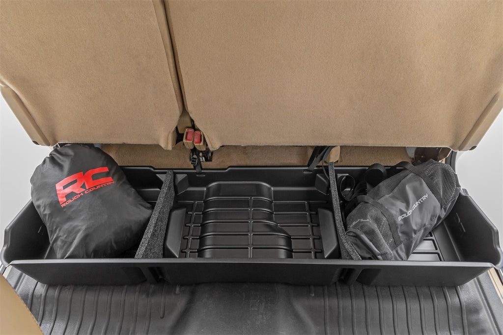Rough Country RC09001 Under Seat Storage Compartment for Select Chevrolet Silverado 1500, GMC Sierra
