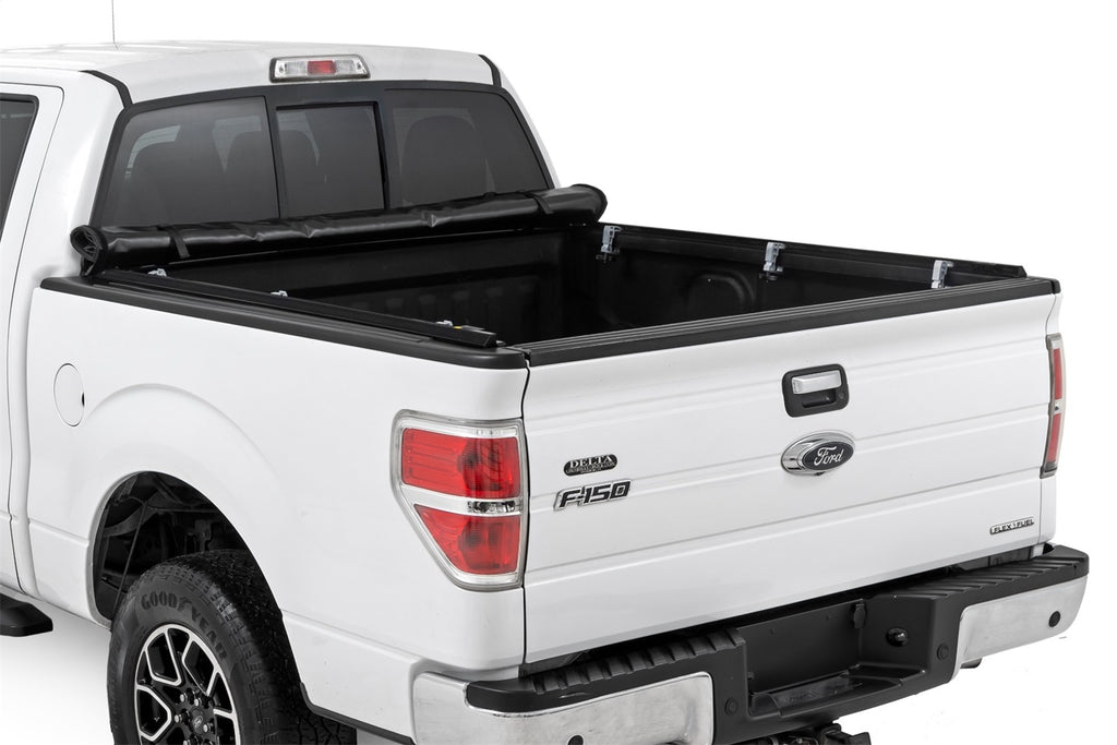 Rough Country 42509550 Soft Roll-Up Bed Cover for Select Ford F-150
