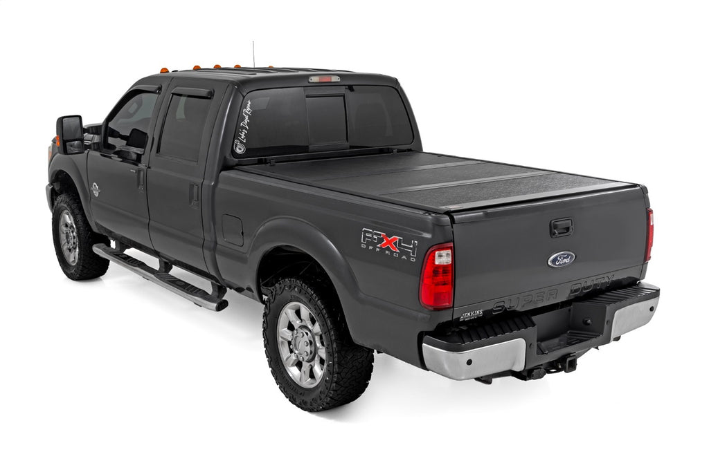 Rough Country 47214651B Hard Low Profile Bed Cover for Select Ford F-250 Super Duty, Ford F-350 Super Duty