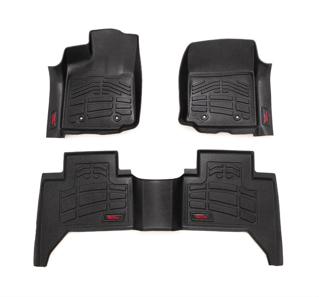 Rough Country SM71216 Sure-Fit Floor Mats for Select Toyota Tacoma