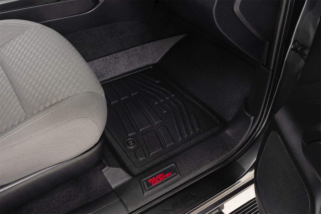 Rough Country SM71216 Sure-Fit Floor Mats for Select Toyota Tacoma