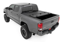 Load image into Gallery viewer, Rough Country 49420500 Hard Tri-Fold Tonneau Bed Cover for Select Toyota Tacoma