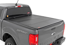 Load image into Gallery viewer, Rough Country 49220500 Hard Tri-Fold Tonneau Bed Cover for Select Ford Ranger