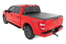 Load image into Gallery viewer, Rough Country 49220550 Hard Tri-Fold Tonneau Bed Cover for Select Ford F-150
