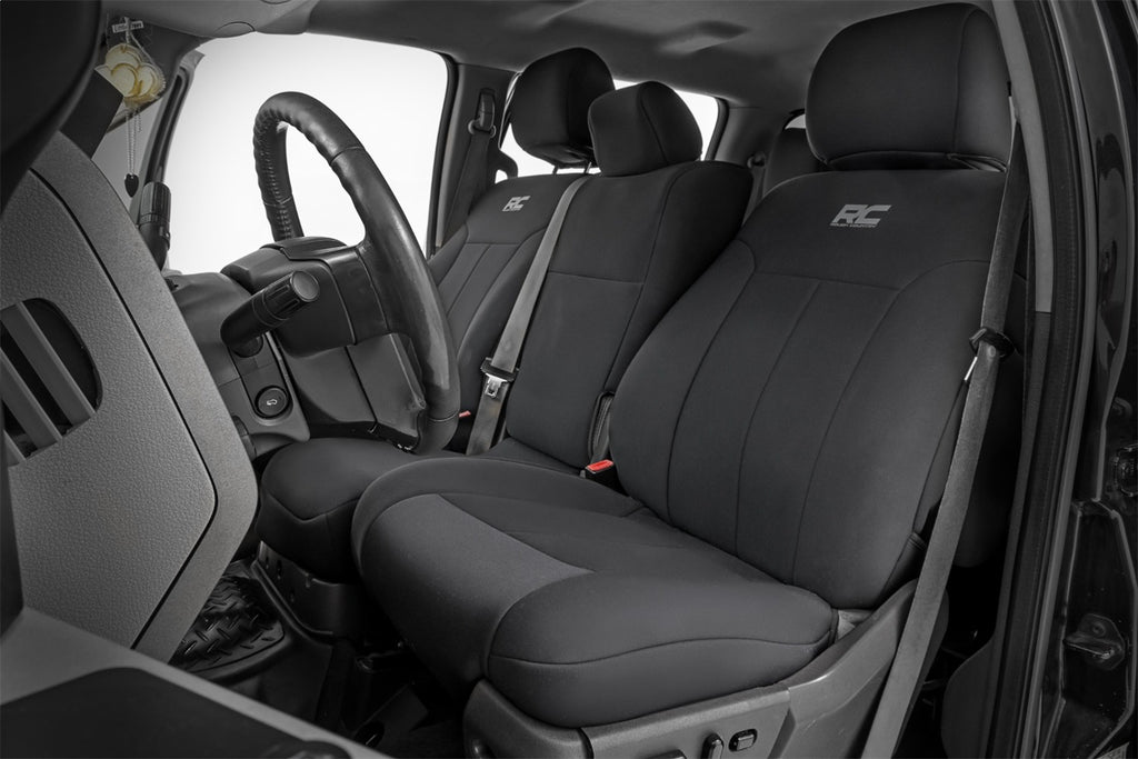 Rough Country 91055 Seat Cover Set for Select Ford F-250 Super Duty, Ford F-350 Super Duty