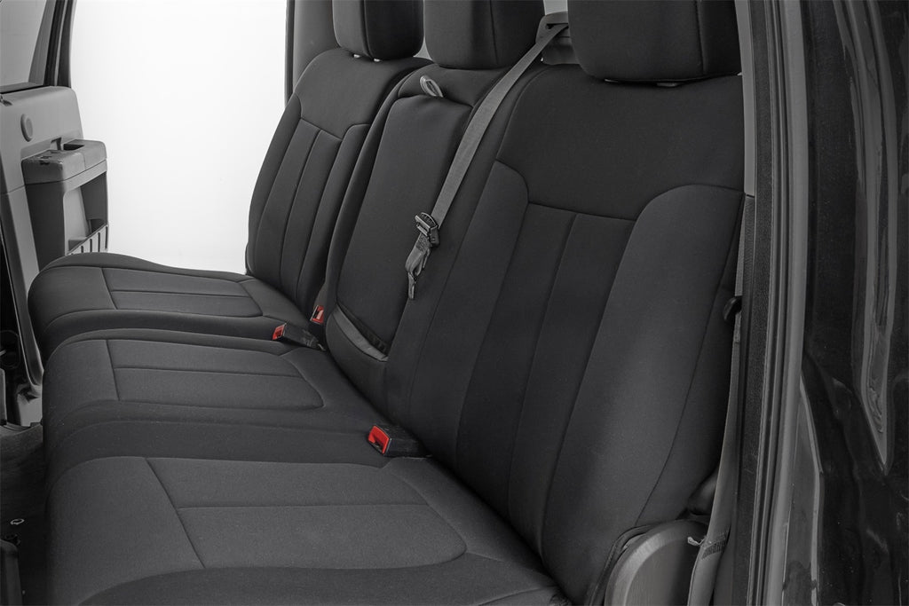 Rough Country 91055 Seat Cover Set for Select Ford F-250 Super Duty, Ford F-350 Super Duty