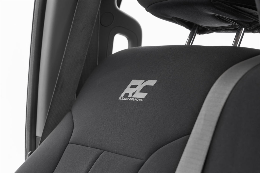 Rough Country 91055 Seat Cover Set for Select Ford F-250 Super Duty, Ford F-350 Super Duty
