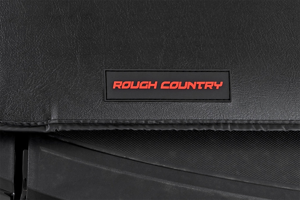 Rough Country 42308650 Soft Roll-Up Bed Cover for Select Chevrolet Silverado 1500, Chevrolet Silverado LTD, GMC Sierra 1500, GMC Sierra Limited