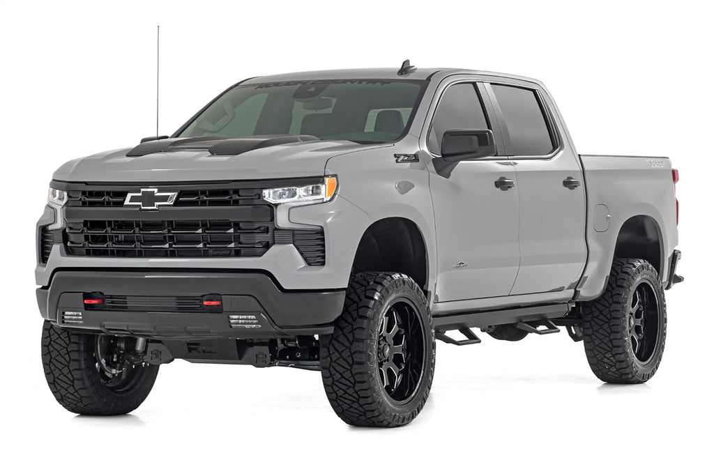 Rough Country 11019 SR2 Side Steps for Select Chevrolet Silverado 1500, Chevrolet Silverado HD, GMC Sierra 1500, GMC Sierra HD