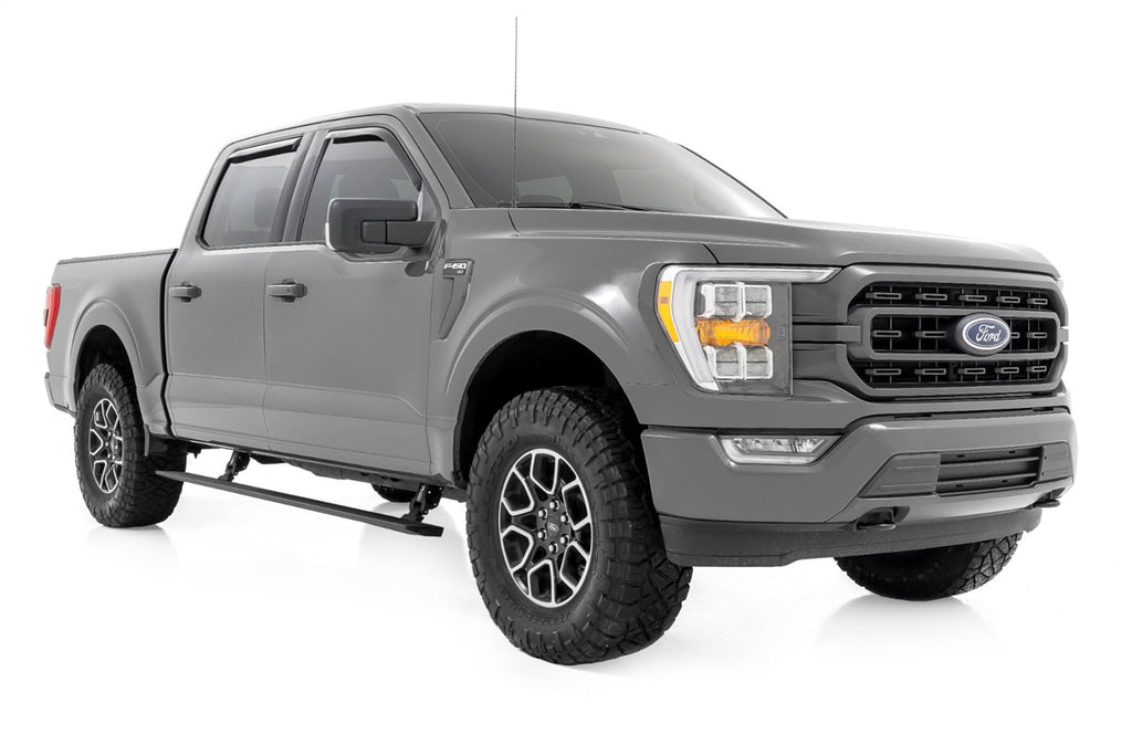 Rough Country PSR71525 Power Running Boards for Select Ford F-150, Ford F-250 Super Duty, Ford F-350 Super Duty