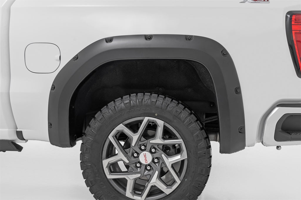 Rough Country F-C11950A-GJI Pocket Fender Flares for Select Chevrolet Silverado 1500, Chevrolet Silverado LTD
