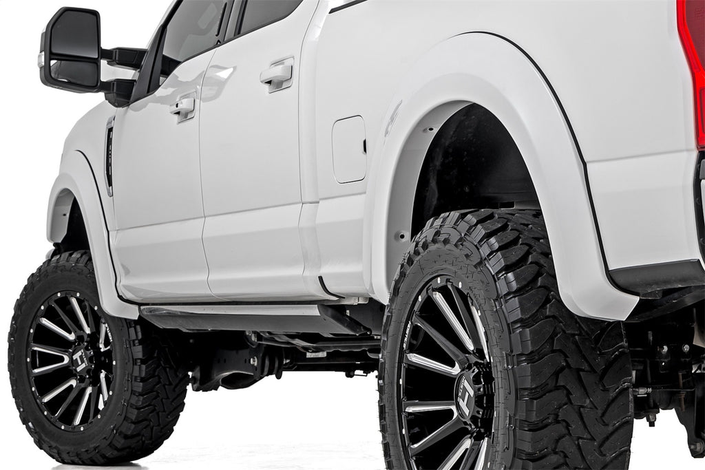 Rough Country S-F21112-YZ Fender Flares for Select Ford F-250 Super Duty, Ford F-350 Super Duty